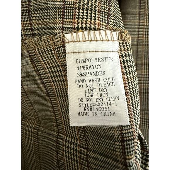 Monteau Plaid Fit & Flare Sleeveless Dress with Pleated Skirt size Small NWT - Picture 5 of 7